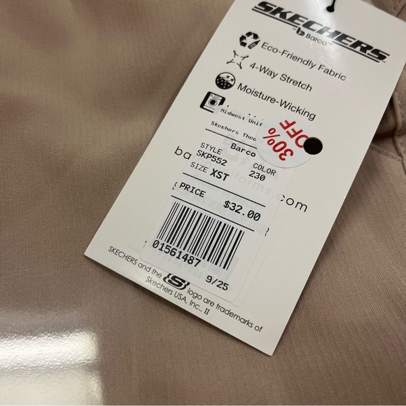 NWT Sketchers Barco Women’s Khaki Jogger Scrub Pants Multi Sizes - Picture 10 of 15